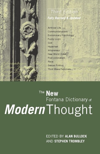 The Fontana Dictionary of Modern Thought
