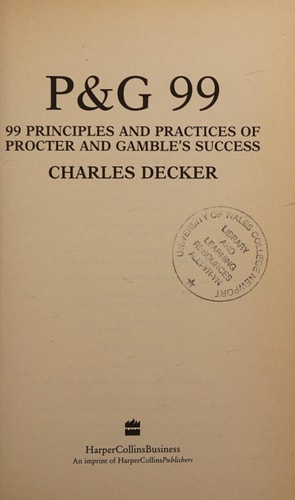 Procter and Gamble: 99 Principles of Success