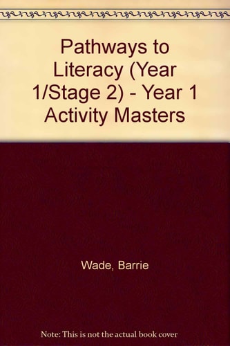 Collins Pathways to Literacy Year 1: Activity Masters