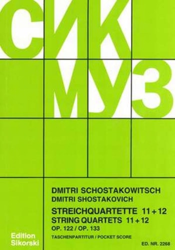 String Quartets Nos. 11 and 12