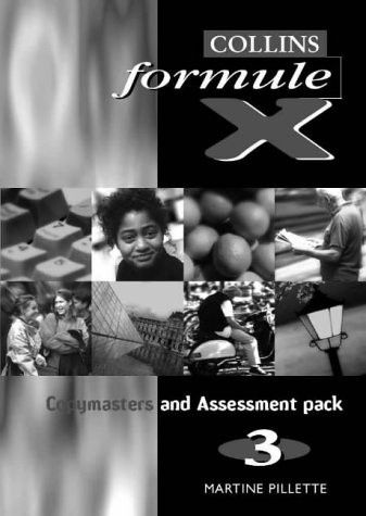 Formule X: copymasters and assessment. Pack 3, gold
