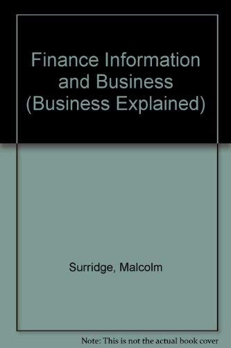 Finance, Information and Business