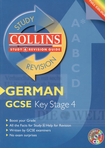 GCSE German. Key stage 4. Buch