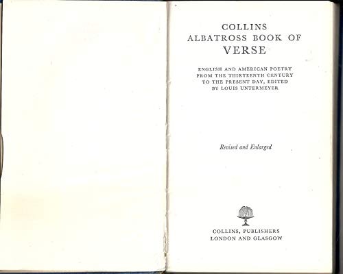 Albatross: Book of Verse