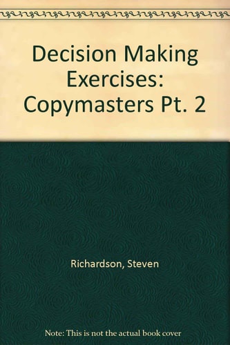 Decision-making Exercises: Copymasters