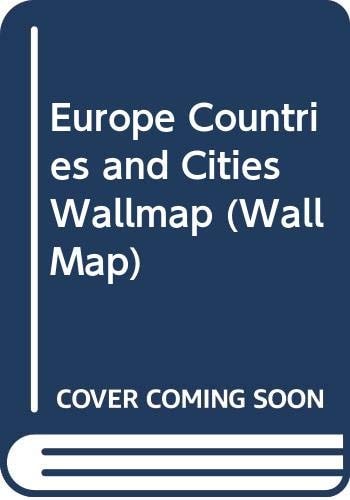 Europe Countries and Cities Wallmap