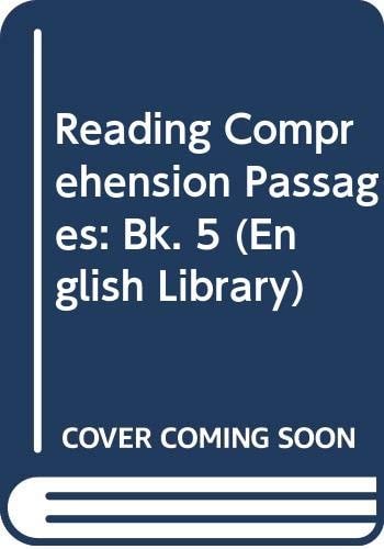 Reading Comprehension Passages, Book 5
