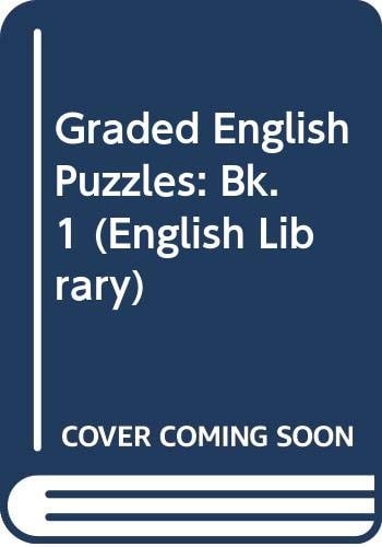 Graded English Puzzles Book 1