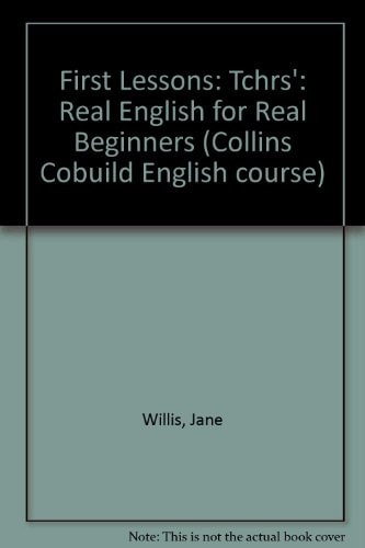 Collins Cobuild English Course First Lessons: Teacher's Book (Collins Cobuild English Course)