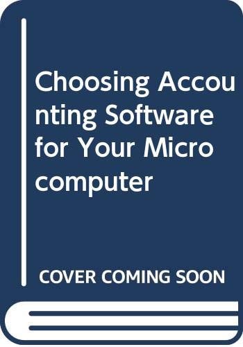 Choosing Accounting Software for Your Microcomputer