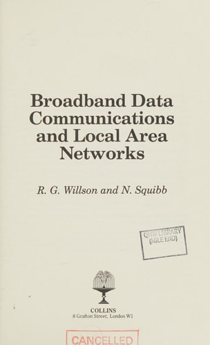 Broadband Data Communications and Local Area Networks