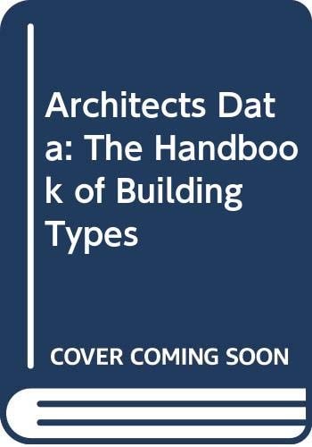 Architects' Data: The Handbook of Building Types