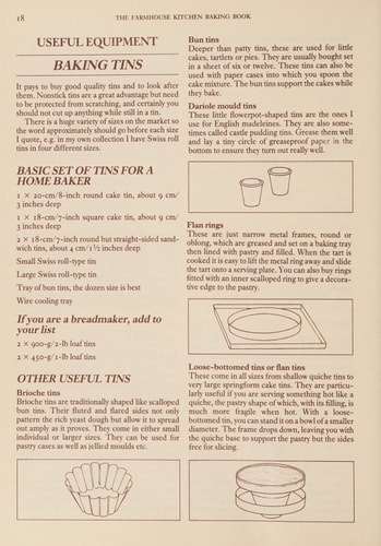 The Farmhouse Kitchen Baking Book