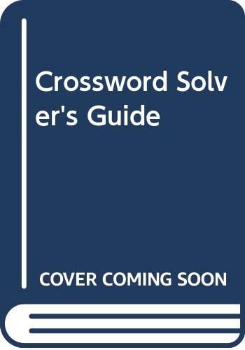 Crossword Solver's Guide