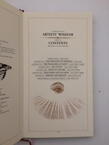 A Miscellany of Artists' Wisdom