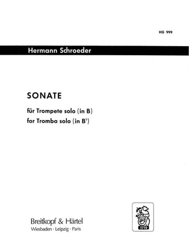 Schroeder: Sonata for Trumpet solo