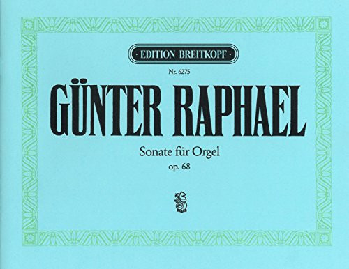Sonate, op. 68 : for organ