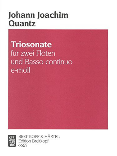 Quantz: Trio Sonata in E Minor