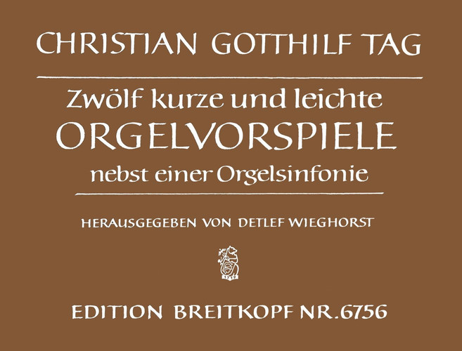 12 KURZE U.LEICHTE ORGELVORSP. ORGUE