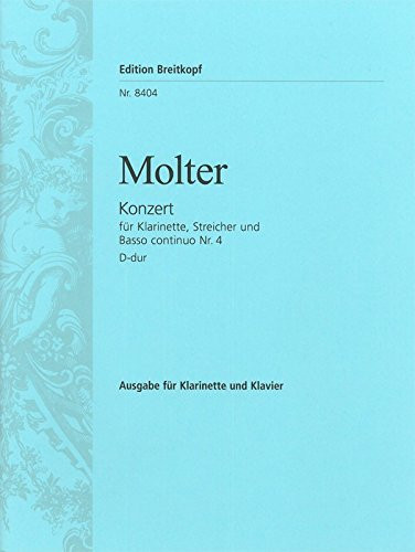 Klarinettenkonzert Nr. 4 d-Dur Clarinette