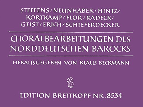 Chorale Settings of the North-German Baroque