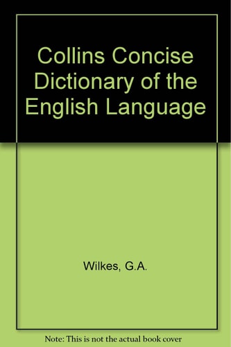 Collins Concise Dictionary of the English Language