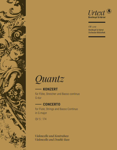 Quantz: Flute Concerto in G Major, QV 5:174 (Cello / Double Bass)
