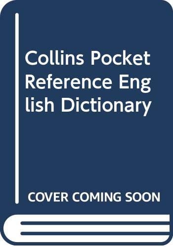 Collins Pocket Reference English Dictionary