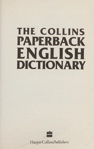 Collins Paperback French Dictionary