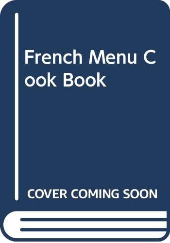 The French Menu Cookbook