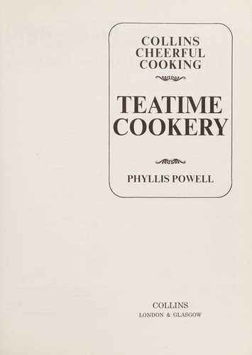 Teatime Cookery