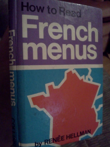 How to Read French Menus