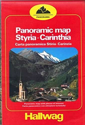 Hallwag Panoramic Map of Styria & Carinthia