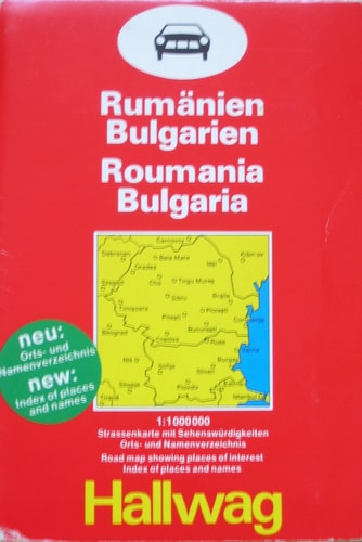 Hallwag Road Map/distoguide: USA: 1994