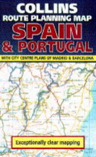 Collins Route Planning Map: Spain and Portugal (Route Planning)