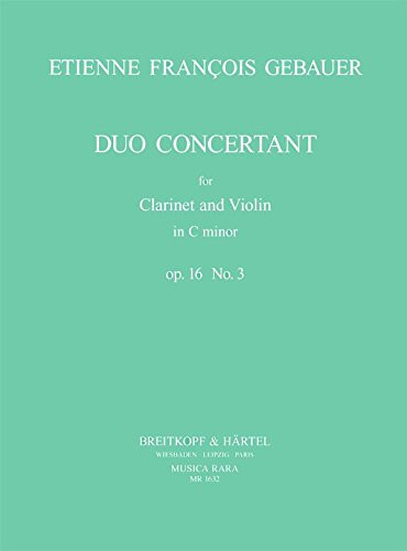 Gebauer: Duo Concertant in C Minor, Op. 16, No. 3