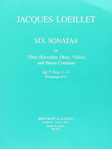 SECHS SONATEN OP. 5/1-3