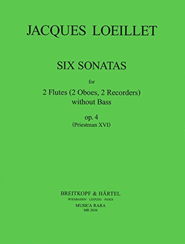 6 SONATEN OP.4 FLUTE TRAVERSIERE