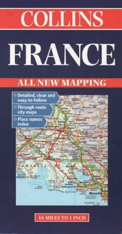 Collins France Road Map