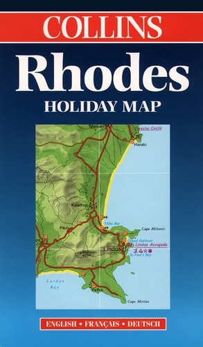 Collins Rhodes Holiday Map: English, Francais, Deutsch