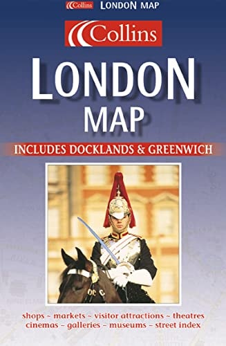 Collins London Map: Includes Greenwich and the Dome