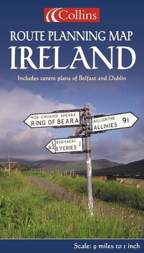 Collins Route Planning Map: Ireland