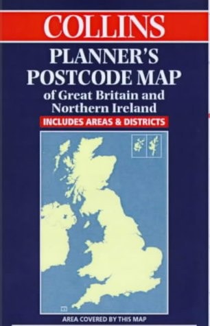 Collins Planner's Postcode Map of Great Britain and Northern Ireland