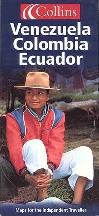 Venezuela, Colombia & Ecuador (World Travel Map)