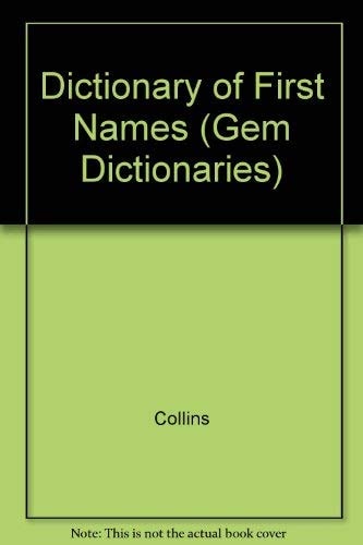 Collins Gem First Names