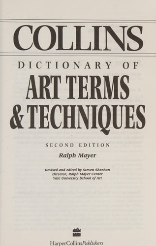 Collins Dictionary of Art Terms and Techniques