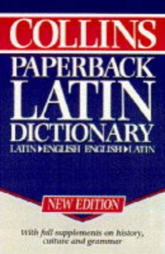 Collins Paperback Latin Dictionary Latin-English, English-Latin