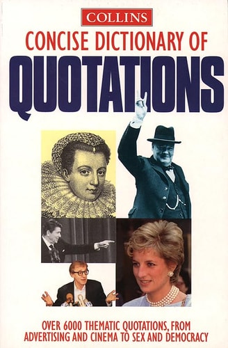 Collins Concise Dictionary of Quotations