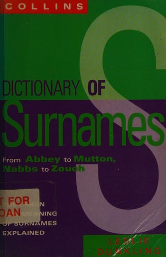 Dictionary of Surnames