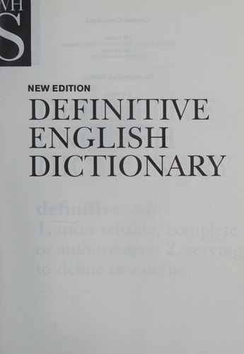 Whs Definitive English Dictionary